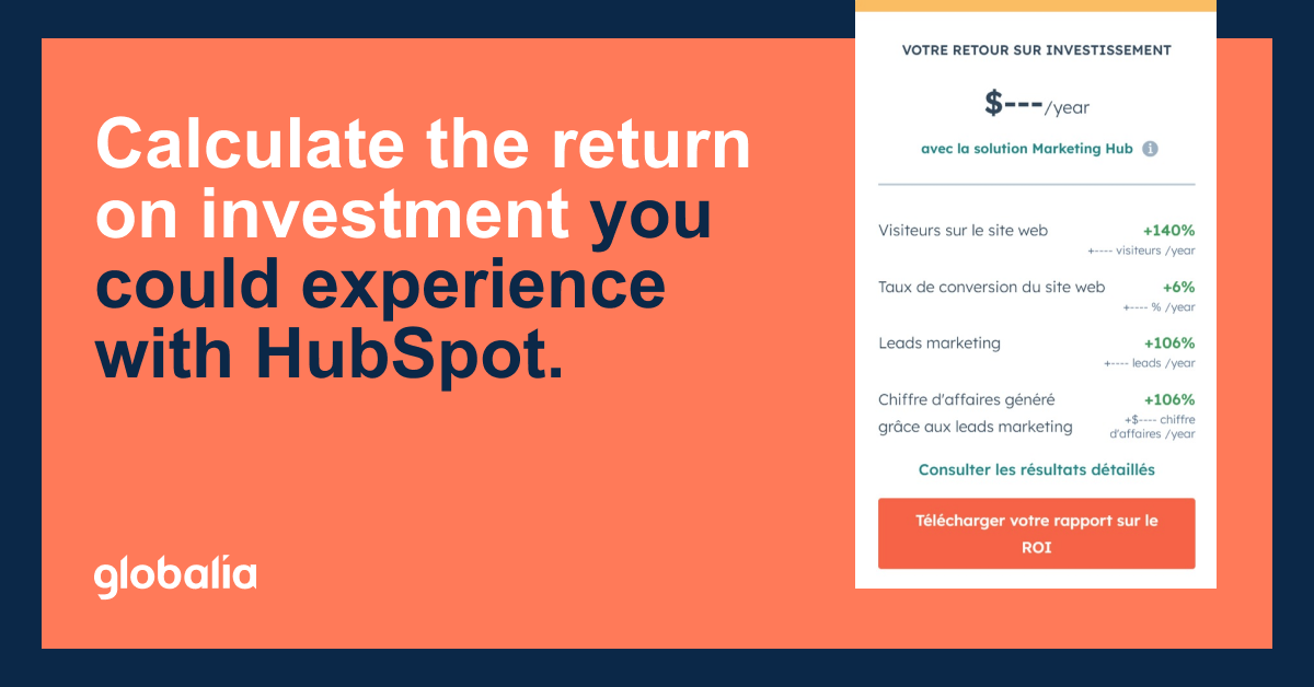 Free ROI calculation of HubSpot usage Globalia
